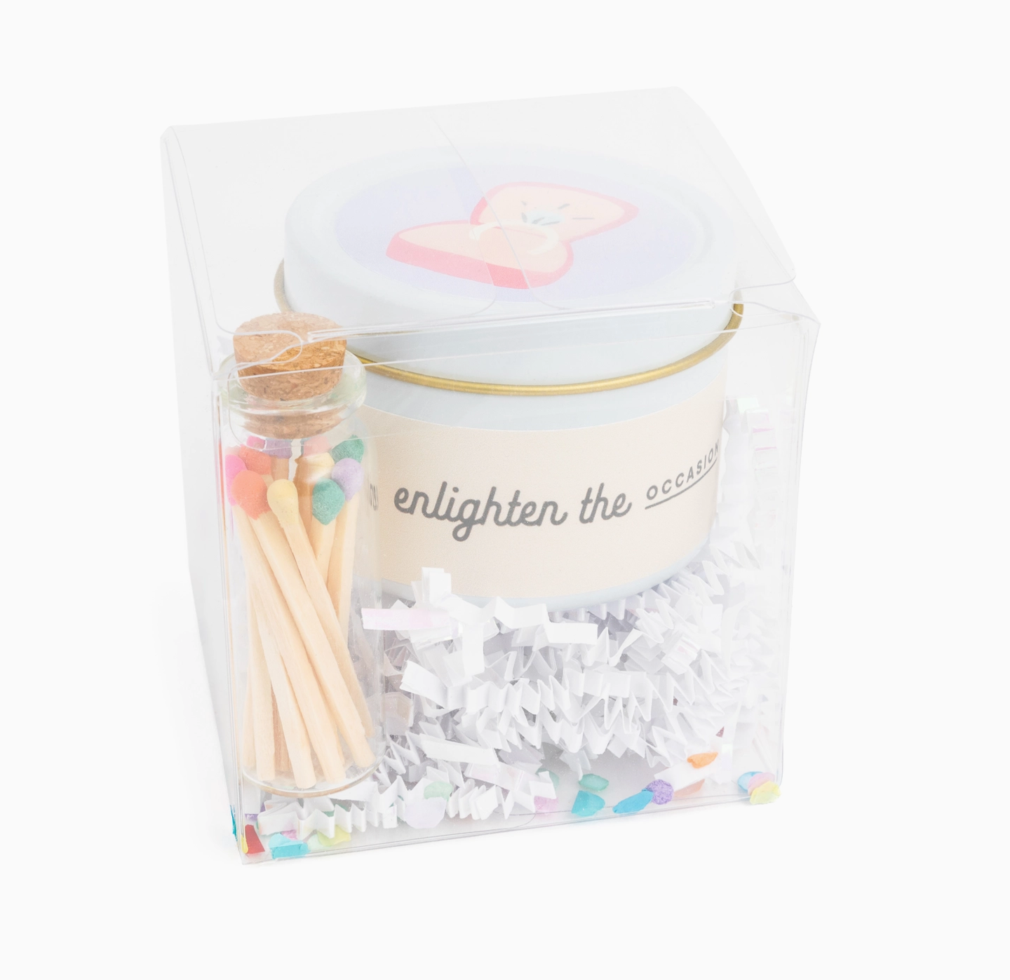 Enlightened the Occasion Wedding Cake Scented Candle and Matches Set