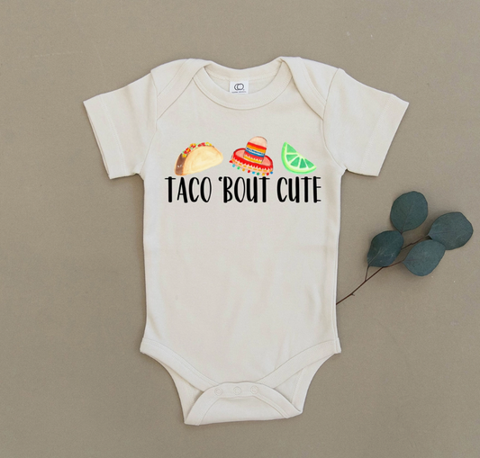 Urban Baby Co. Taco 'bout Cute Organic Baby Onesie
