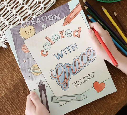 Daily Grace Co Colored with Grace Kids Coloring Book