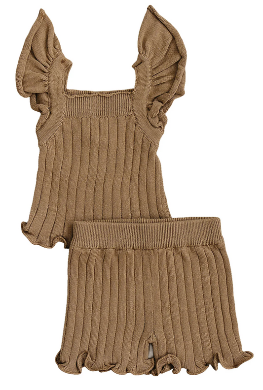 Mebie Baby Ribbed Knit Tank Set