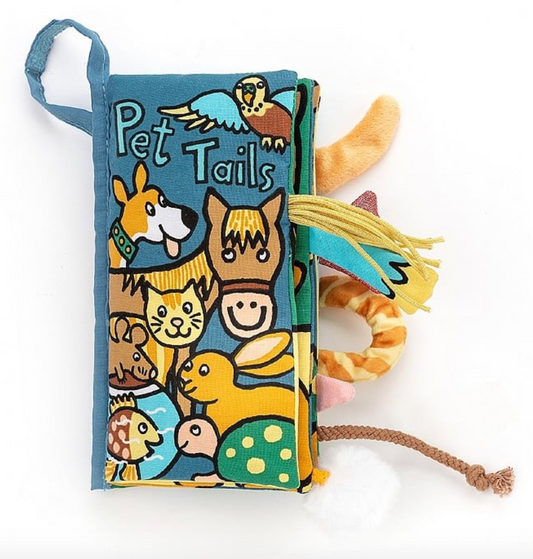 Jelly Cat Pet Tails Crinkle Book