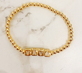 Love Lisa Vava Gold Bracelet