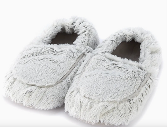 Warmies Warmies Slippers - Marshmallow Gray