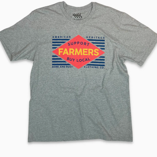 Acre and Rust Clothing Support Farmers T-Shirt