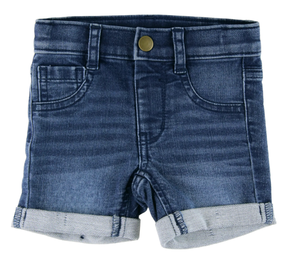 Ruffle Butts Boys' Stretch Denim Shorts