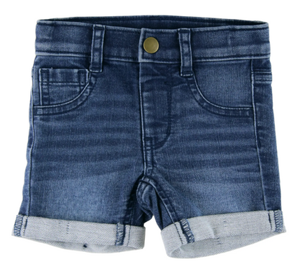 Ruffle Butts Boys' Stretch Denim Shorts