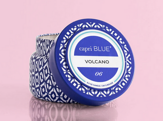 Capri Blue 8.5oz Volcano Petite Printed Travel Tin