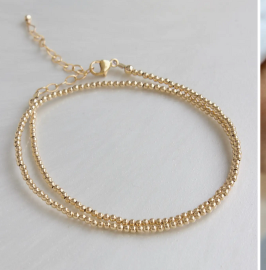 Katie Waltman Gold Filled Double Wrap Bracelet