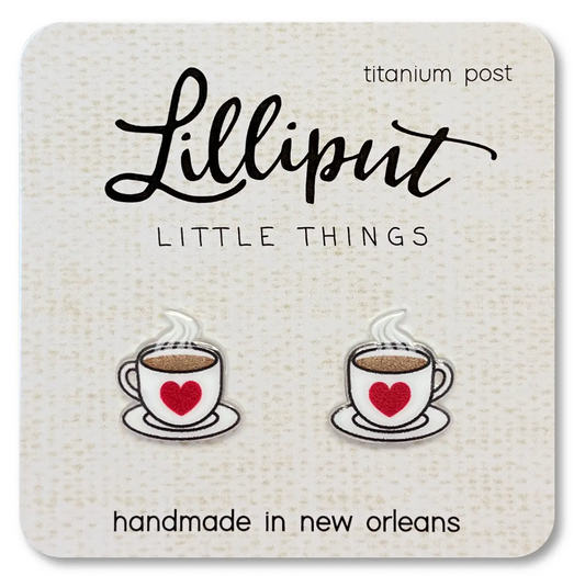 Lilliput LittleThings Coffee Cup Earrings