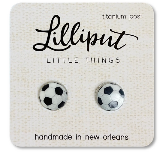 Lilliput LittleThings Soccer Earrings