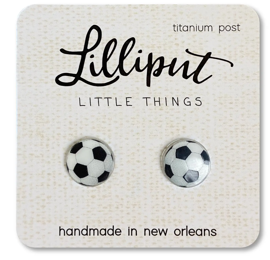 Lilliput LittleThings Soccer Earrings