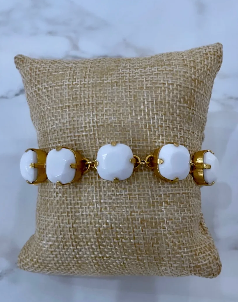 LaVie Parisienne White Crystal Bracelet