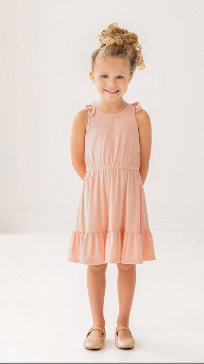 Mabel and Honey Pink Petal Dress