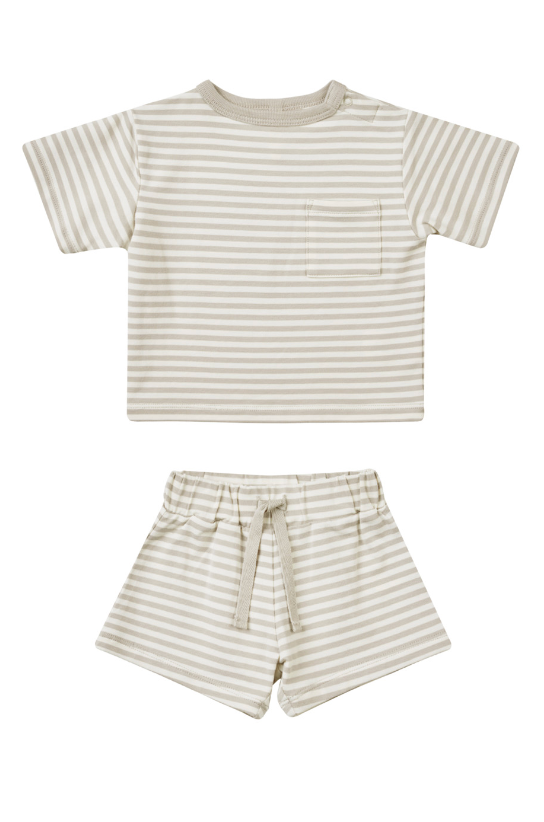 Boxy Pocket Tee + Short Set