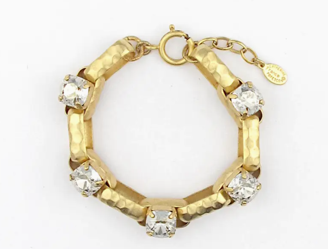 La Vie Parisienne Sculpted Crystal Bracelet