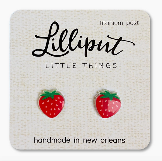 Lilliput Little Things Strawberry Earrings