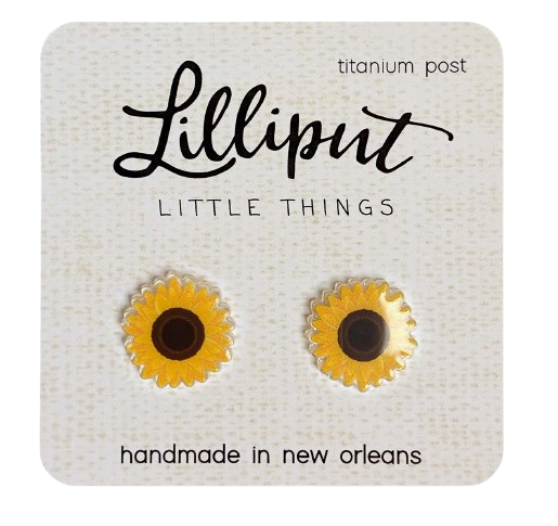 Little Things Sunflower Earrings