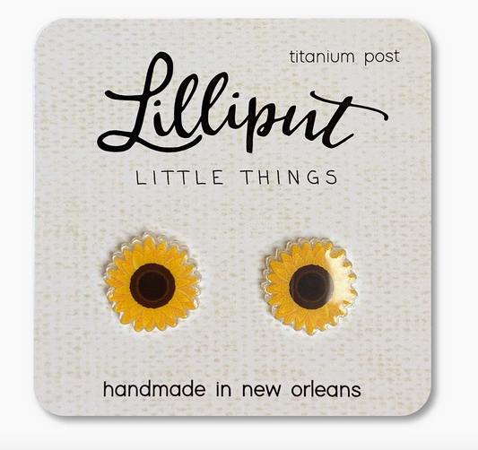 Lilliput Little Things Sunflower Earrings