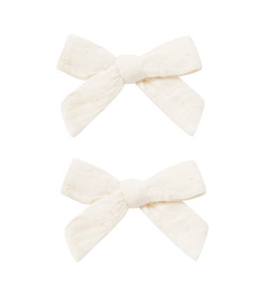 Rylee + Cru Bow with Clip - Ivory