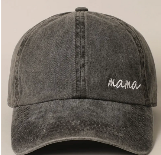 Fashion City Black Mama Baseball Hat