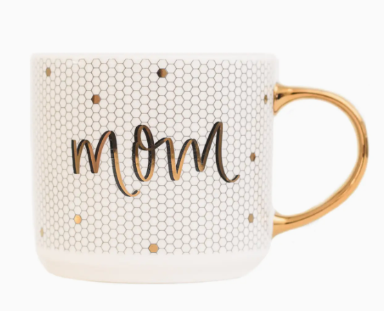 Sweet Water Decor Mom Gold Tile Coffee Mug