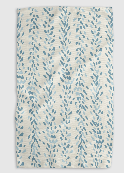 Geometry Reeds Printed Midday Tea Towel
