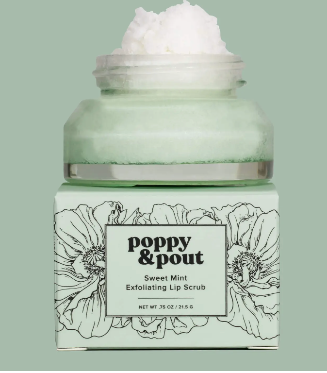 Poppy & Pout Lip Scrub - Sweet Mint