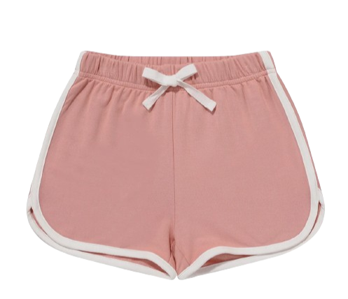 Dusty Rose Track Shorts