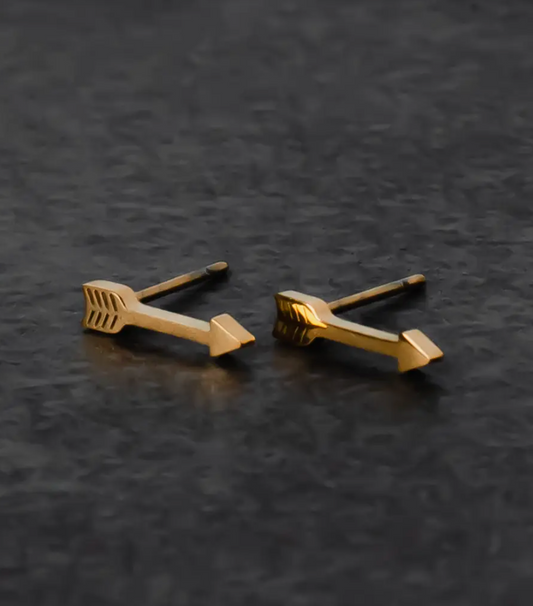 Panache Apparel Co. Gold Arrow Stud Earrings