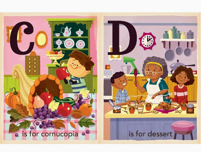 T Is For Thankful: Thanksgiving Alphabet Board Book