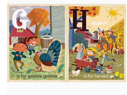 T Is For Thankful: Thanksgiving Alphabet Board Book