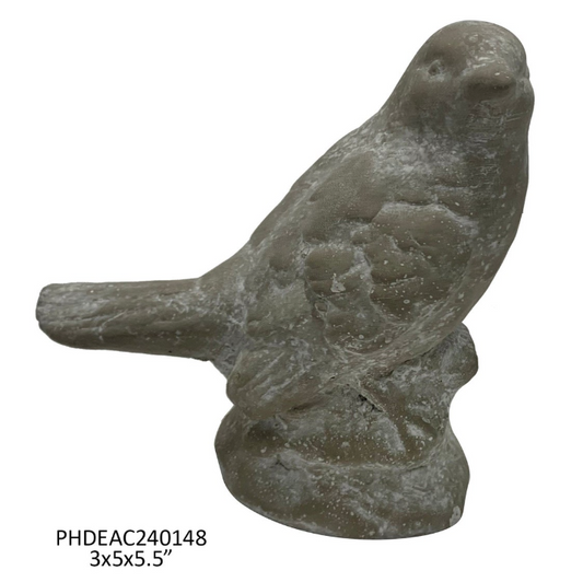 English Garden Cement Bird
