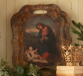 Madonna And Child Tray