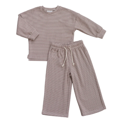Striped Loungewear Set - Baby & Toddler (Matching Mom Set Available Too)