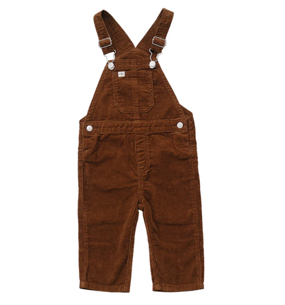 Brown Corduroy Overalls