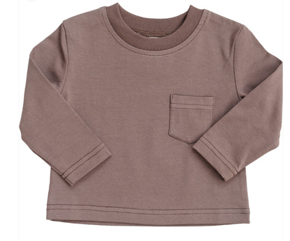 Brown Long Sleeve Tee