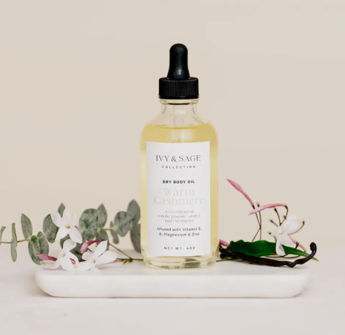 Dry Body Oil – Warm Cashmere, Vanilla & Jasmine