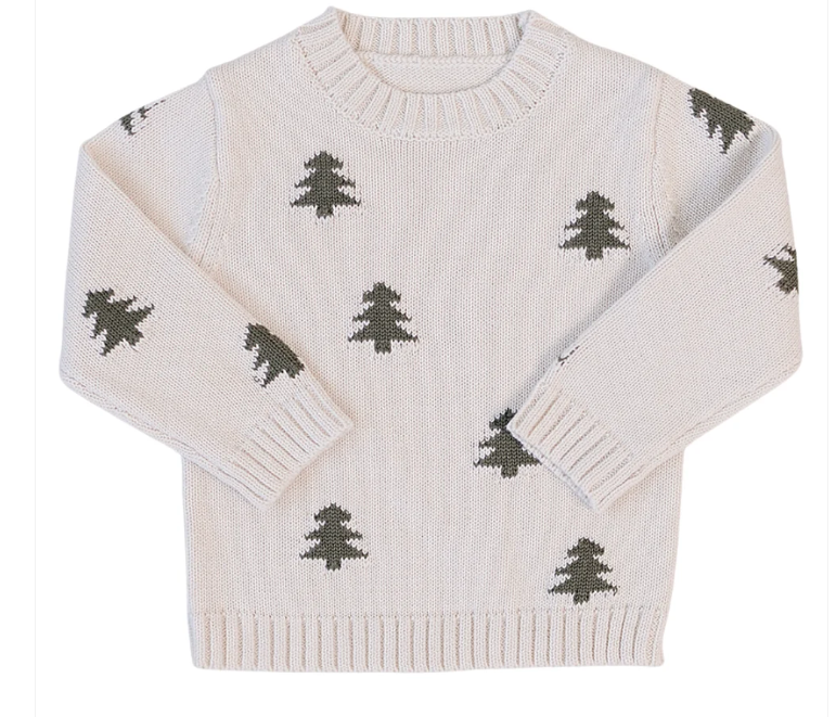Pine Tree Knit Sweater