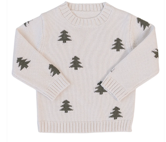 Pine Tree Knit Sweater