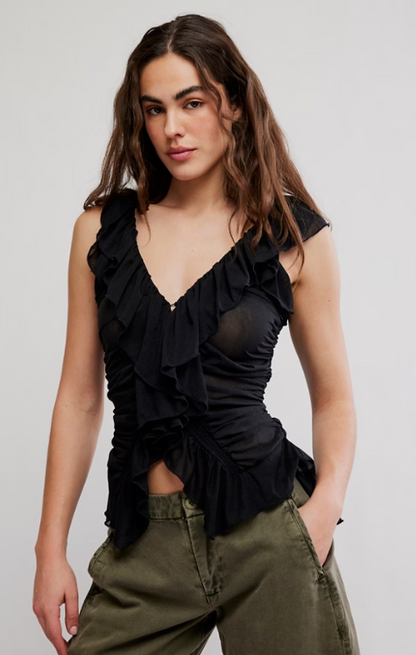 Blythe Vest in Black