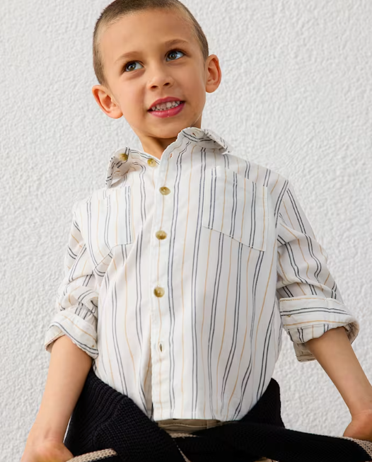 Boys Woven Cotton Shirt