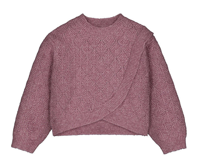 Girls Textured Jumper Sweater
