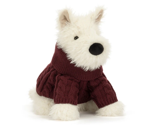 Munro Scottie Dog 'Winter Jumper'