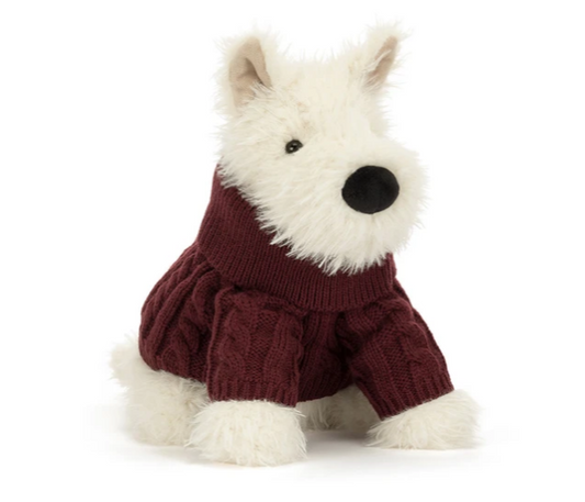 Munro Scottie Dog 'Winter Jumper'