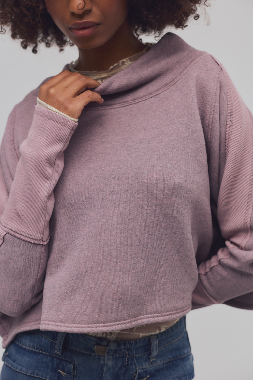MY GIRL PULLOVER in Deville Mauve