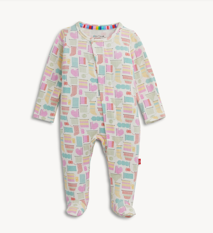 Itty Bitty Knitty Modal Footie