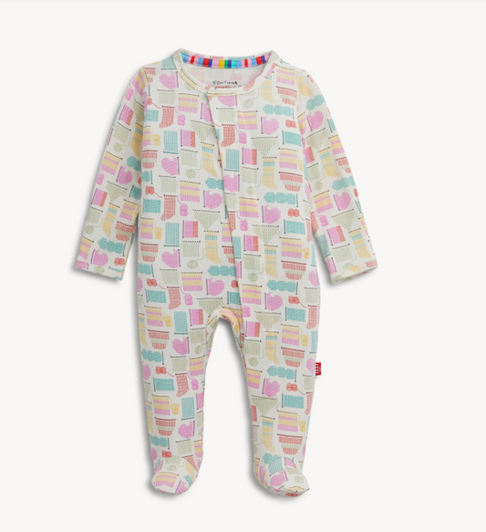 Itty Bitty Knitty Modal Footie