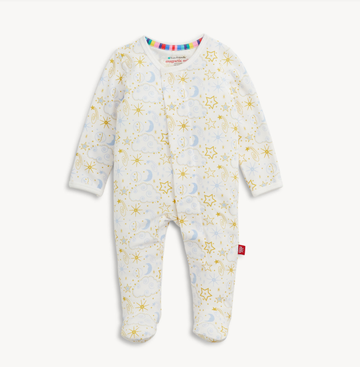 Star Signs Blue Modal Footie
