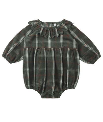 FREYA ROMPER HOLIDAY PLAID