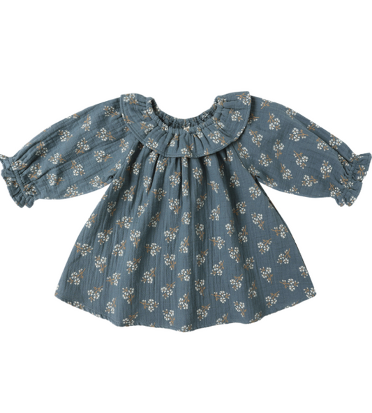 Isla Dress Blue Floral